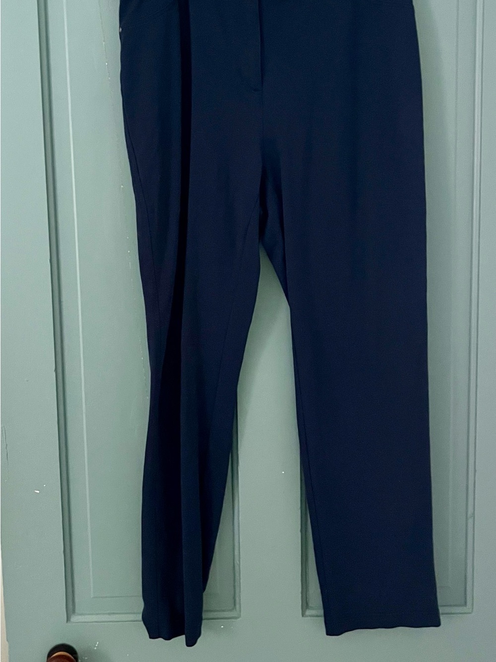 Chico's Navy Straight-Leg Women's Dress Pants